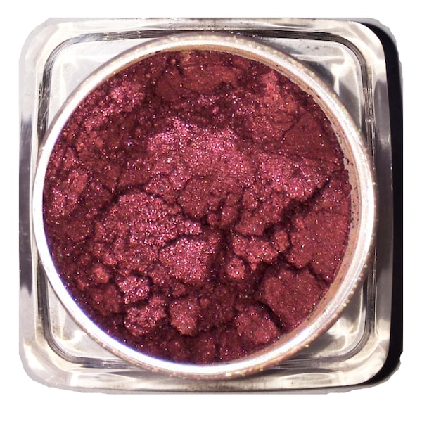 PERSIA Red Burgundy All Natural Loose Eye Shadow Pigment Shimmer Finish Gluten & Chemical Free Cosmetics by Ultimo Minerals