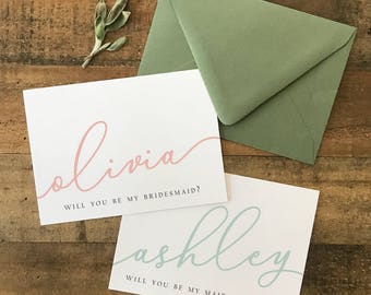 etsy maid of honor proposal