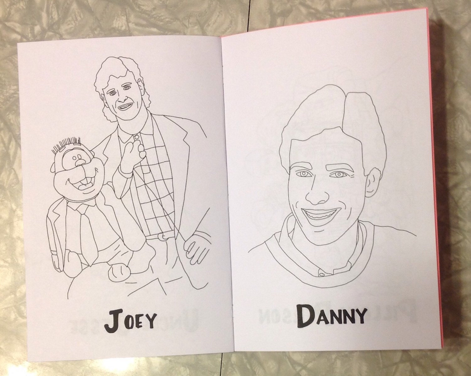 Full House Colouring Book PDF | Etsy