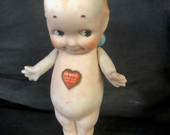 Boneca Kewpie de 6,5&quot; toda em biscuit feita no Japão.