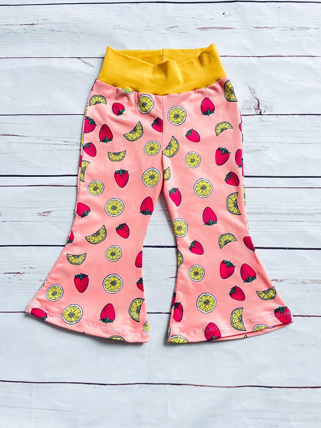 Bell Bottoms for Baby Bellbottom Pants for Toddler Fruit Etsy
