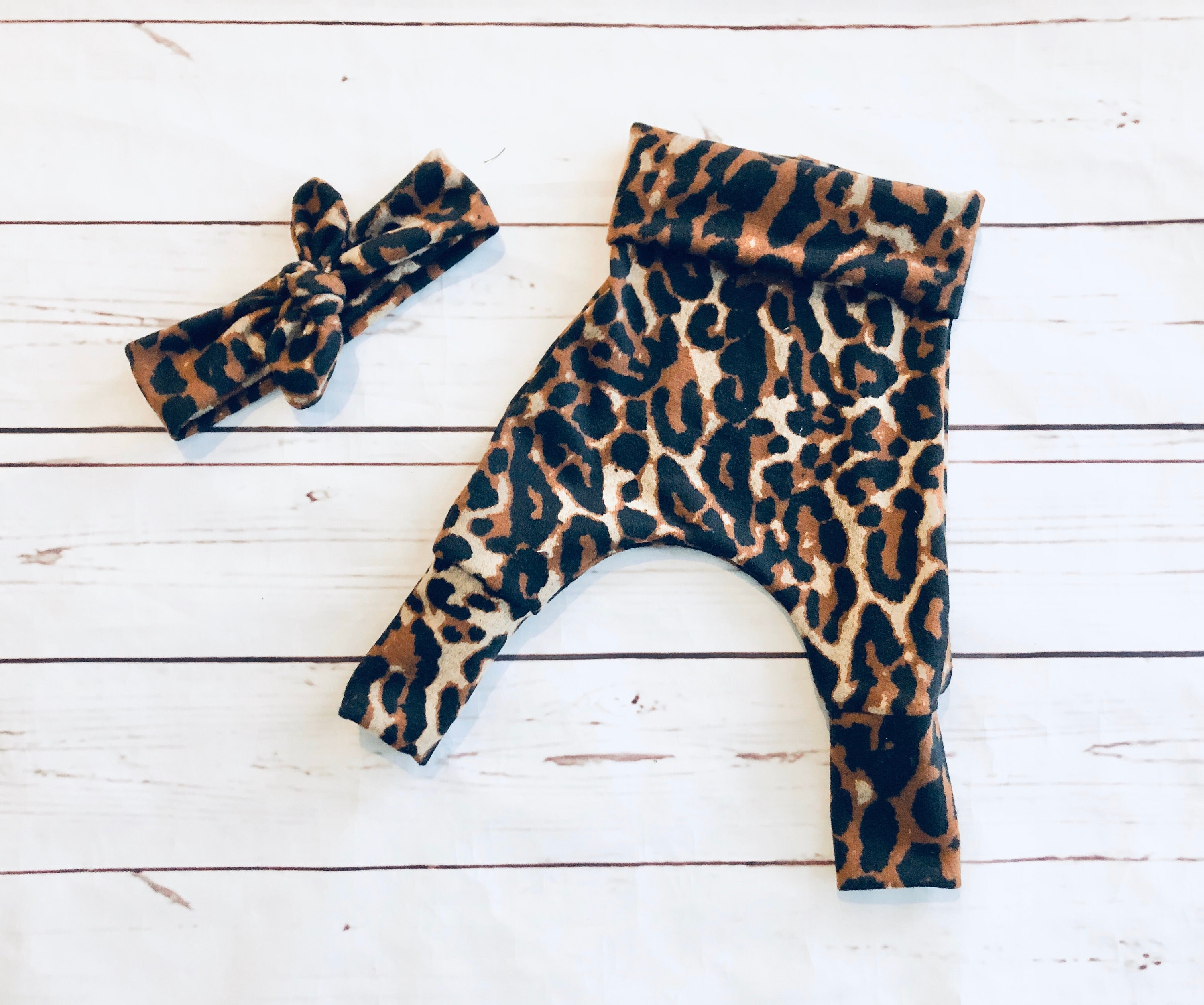 Baby Girl Animal Print Leggings Baby Cheetah Baby Pants And