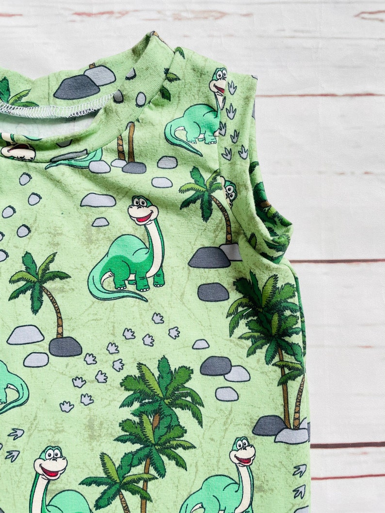 Boy Baby Romper Stretchy Baby Romper Canada Dinosaur Baby Romper Green Dinosaur Shorts Romper Toddler Romper Tank Top Romper