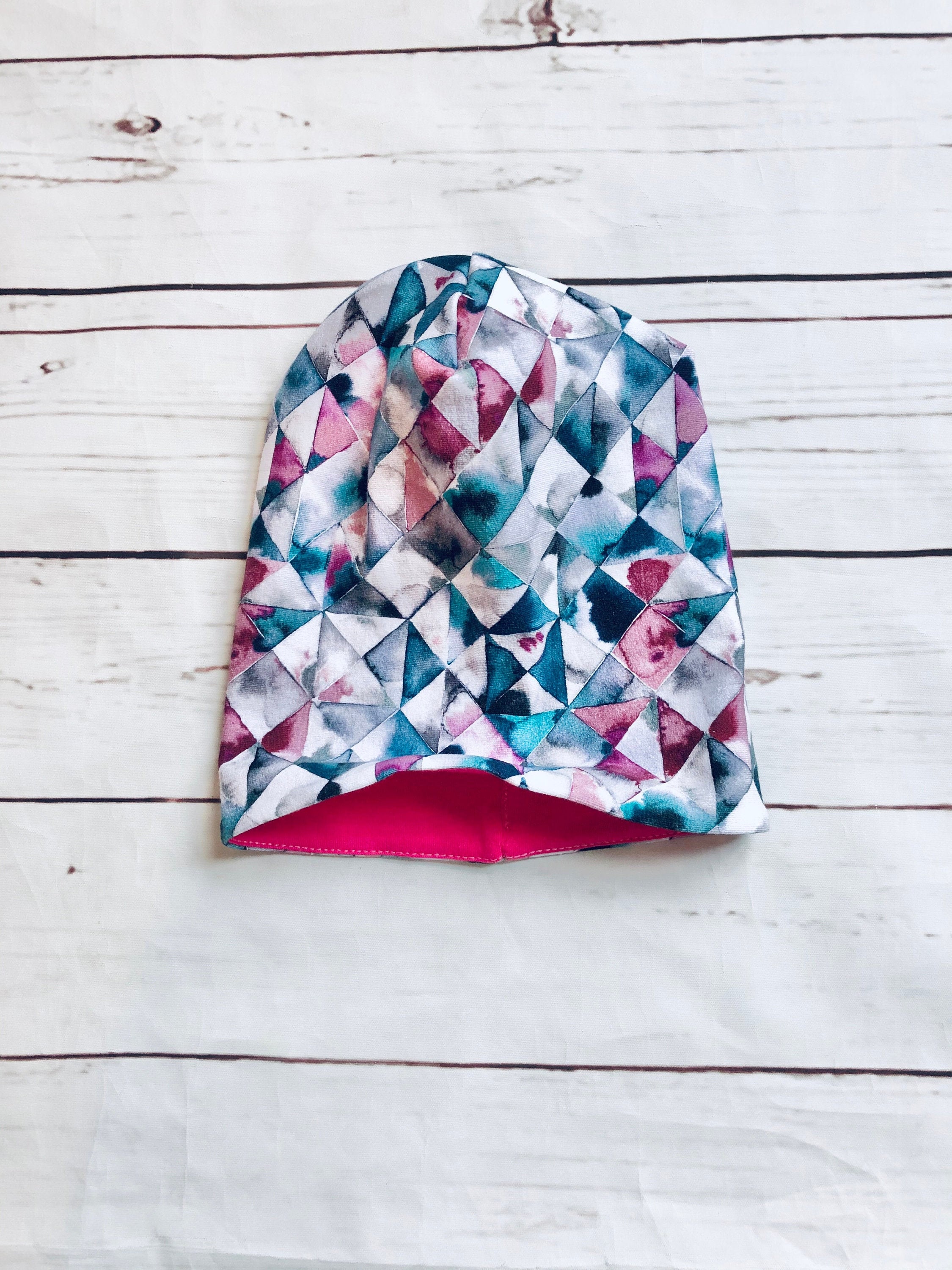 pink super slouch beanie❗️saved for @ltbaby❗️ Magenta Lane Slouchy Beanie – The Blackberry Hook main image 3