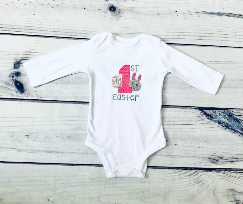 Bunny Grow With Me Pants Easter Bunny Outfit for Baby Easter Baby Onesie Canada Baby Easter Set First Easter Outfit for Girl