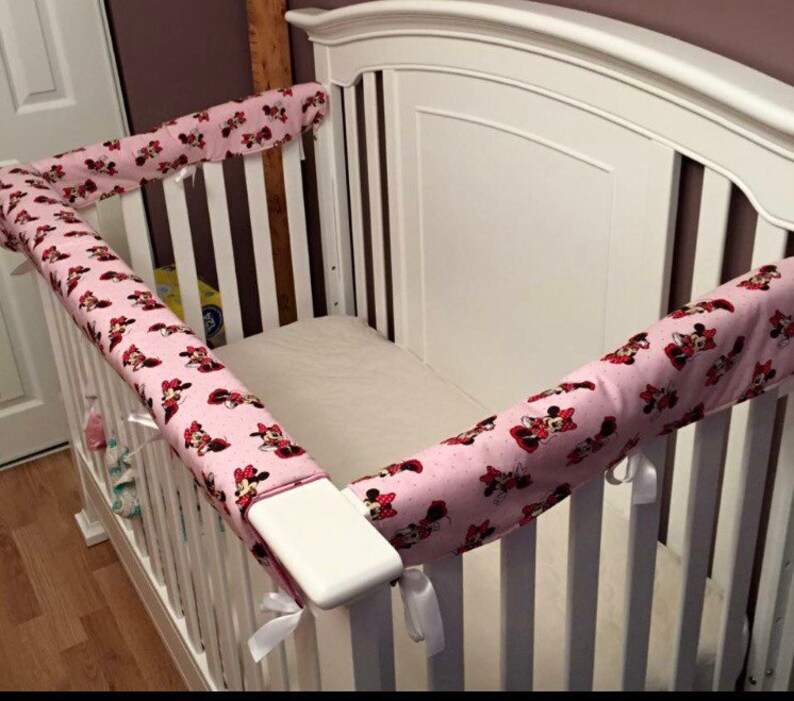 Padded Teething Guards Crib Rail Cover Reversible chew crib Etsy
