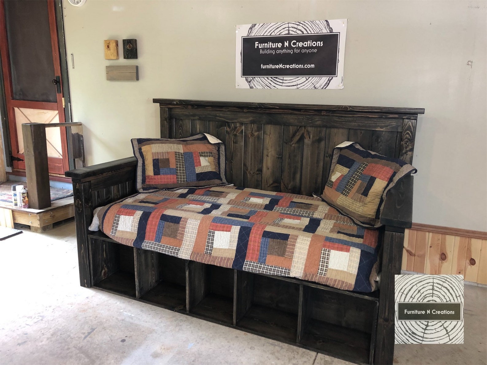 Farmhouse Twin Daybed With Storage Custom Furniture Small Etsy