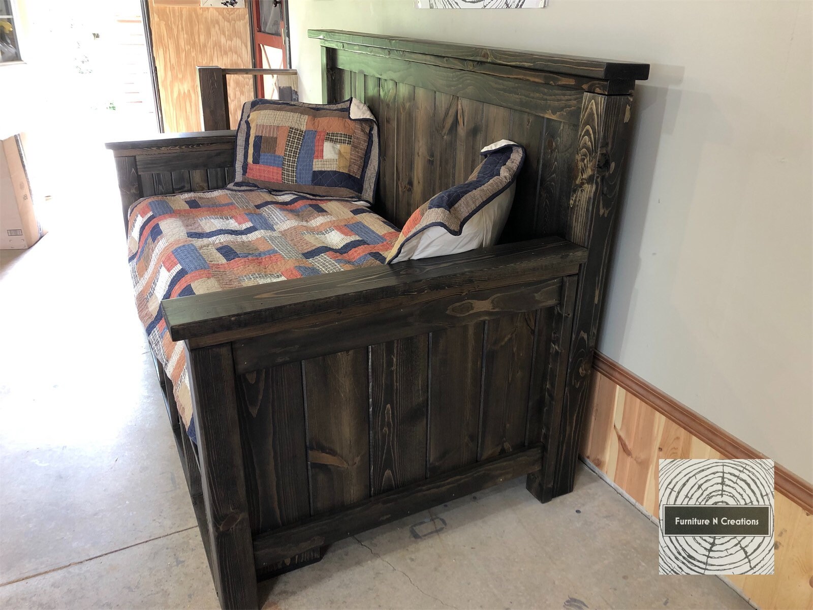 Farmhouse Twin Daybed With Storage Custom Furniture Small Etsy