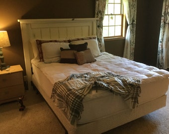 Rustic farmhouse Queen headboard
