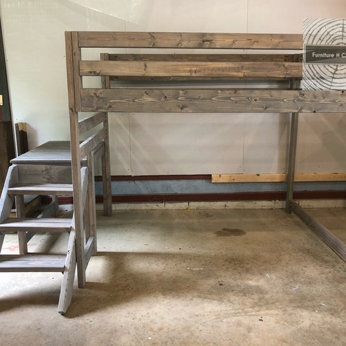 Queen Loft Bed Plans Etsy