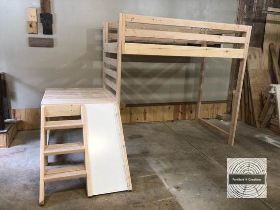 rustic kids bed