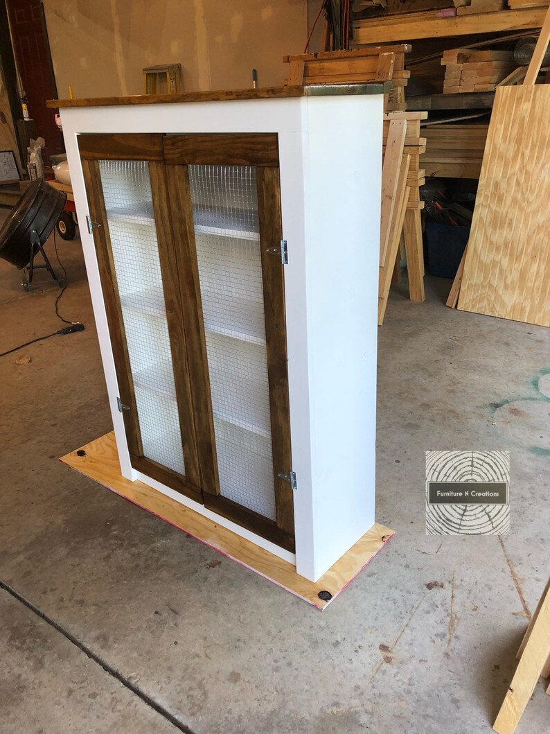 Farmhouse Jelly Cabinet Etsy