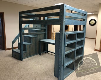 King Loft Bed King Loft Bed, Loft King Bed Frame
