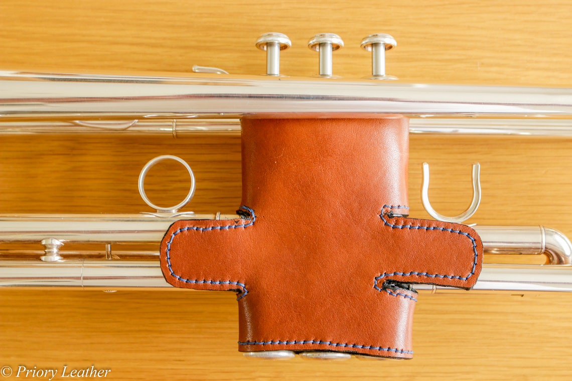 Traditional Leather Trumpet Valve Guard / Cover With Press Etsy UK