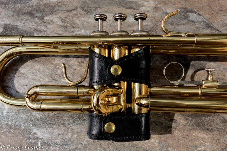 Traditional Leather Trumpet Valve Guard / Cover With Press Etsy