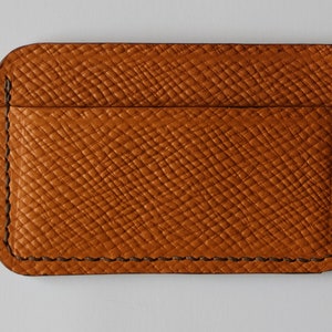 Minimalistische Leder Geldbörse - Kompakt und Stilvoll