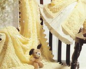 Baby Shawl Jacket and Bonnet PDF Knitting Pattern DK (8ply) 16-20" in English 1074