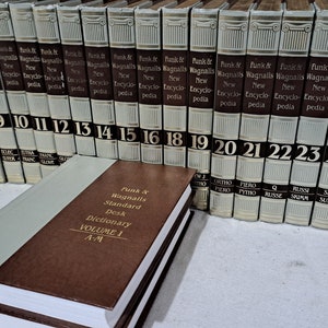 Complete 29 Volume Set of Funk and Wagnalls New Encyclopedia With