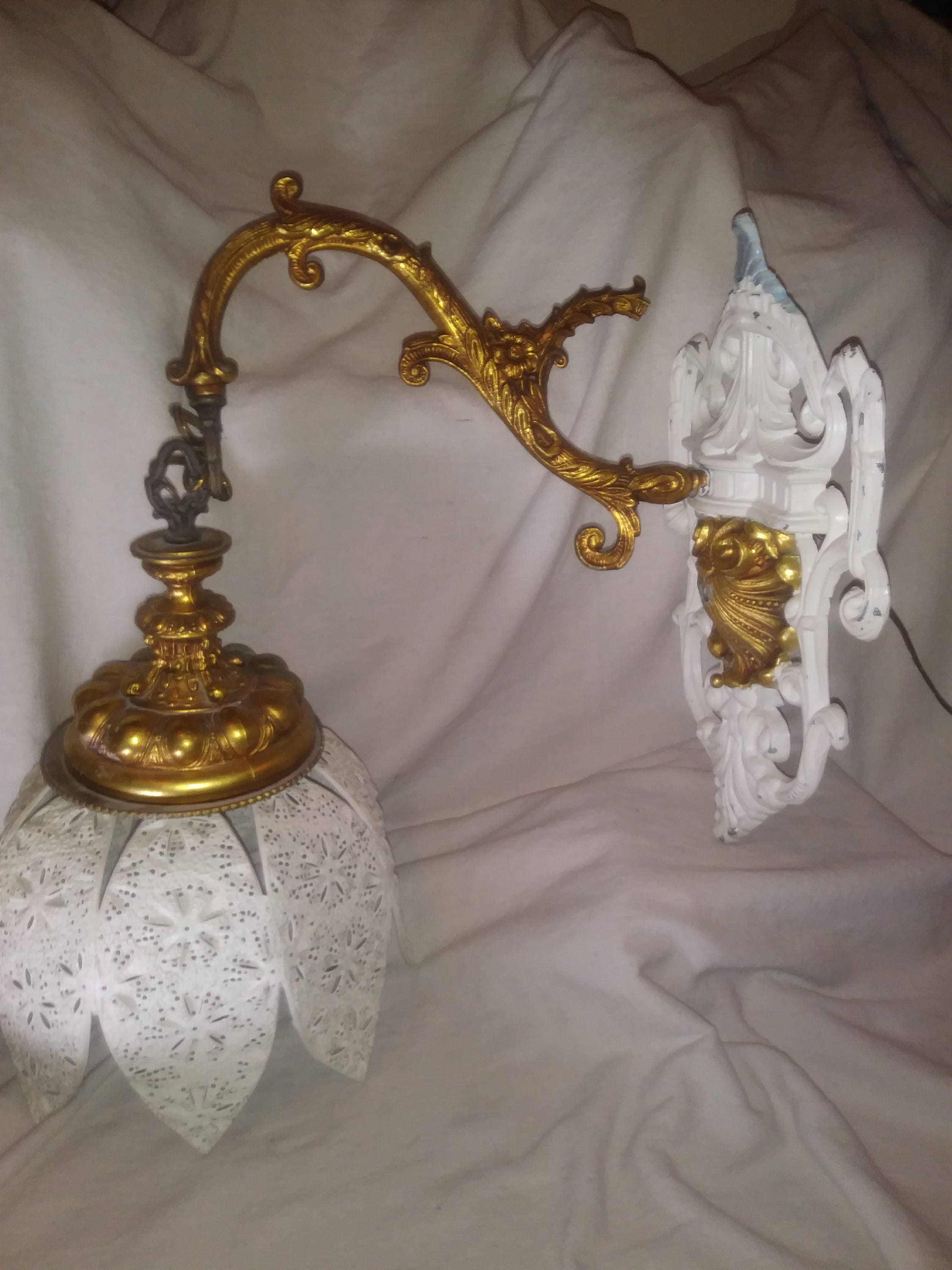 Antique Victorian Wall Mount Light Fixture Etsy