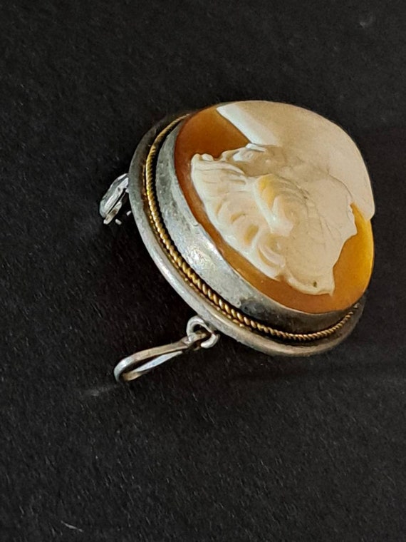 19th century shell cameo broach - image 5