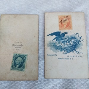 1862 2 cent George Washington playing card stamp