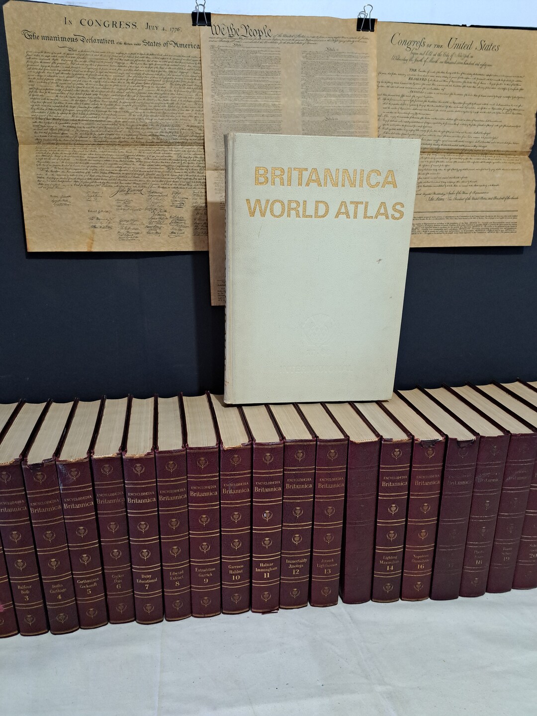 Complete 24 Volume Set of Encyclopedia Britannica With Etsy