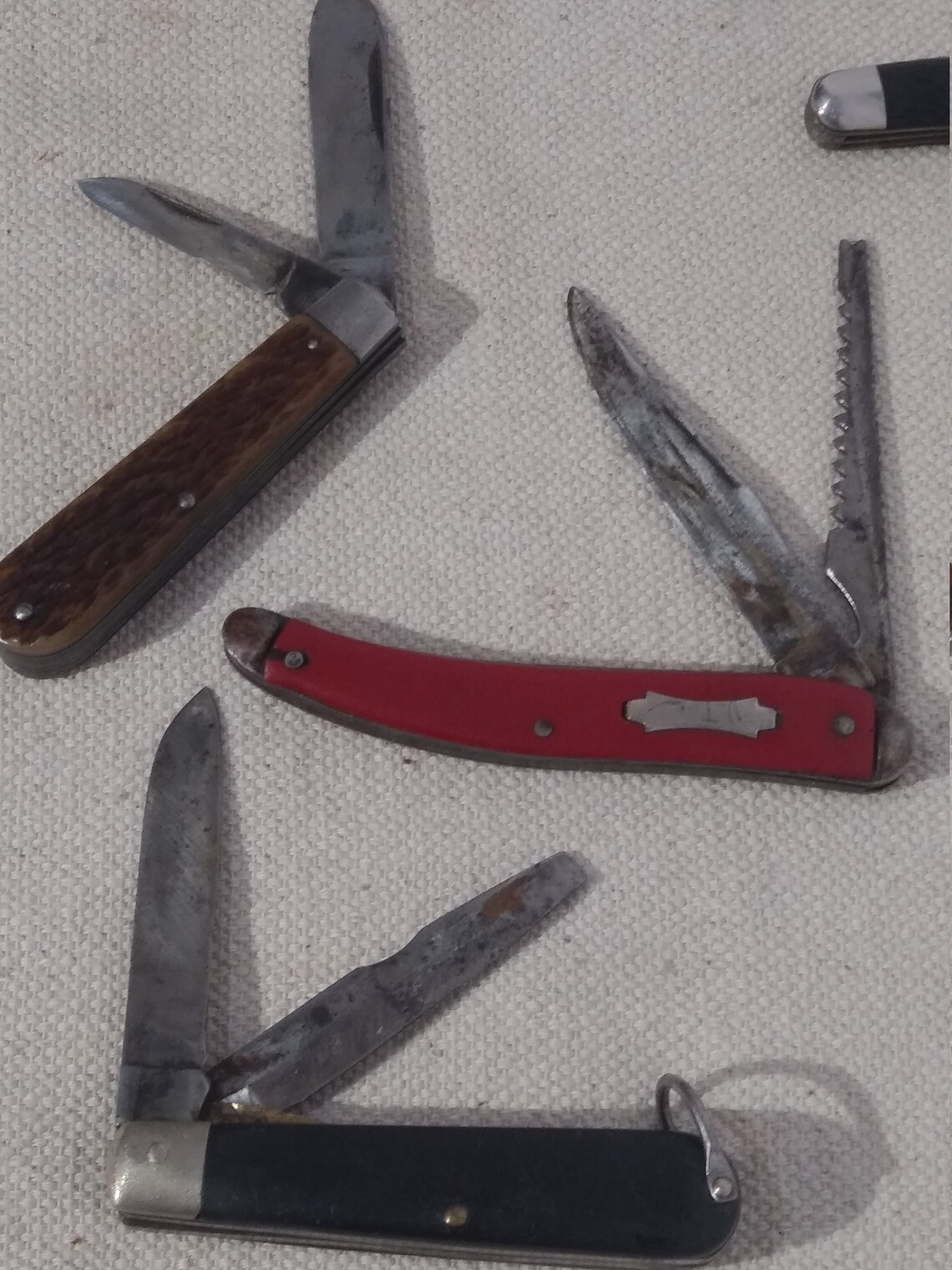 Collection of 10 Antique Pocket Knives Etsy