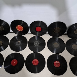 collection of 15 antique 78 rpm records f10