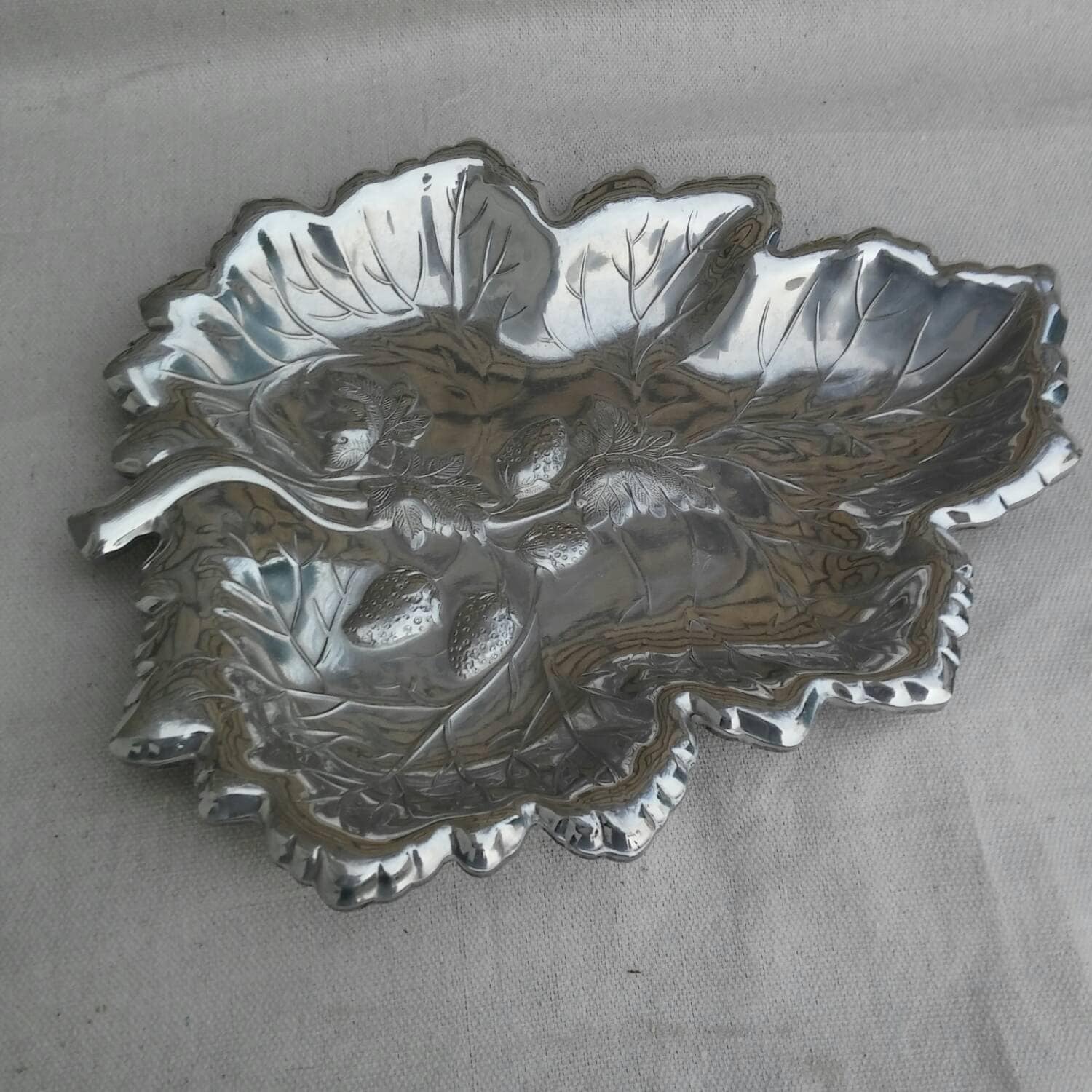 Vintage Gorham Polished Pewter Candy Tray - Etsy