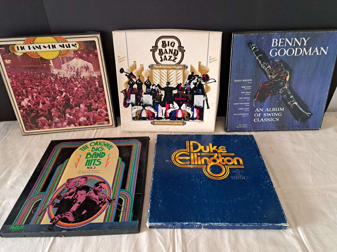 5 Vintage Big Band and Jazz Vinyl Box Sets Etsy