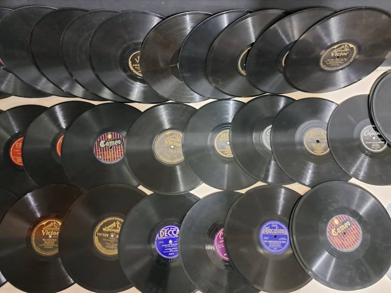 Collection of 35 Antique 78 Rpm Records - Etsy