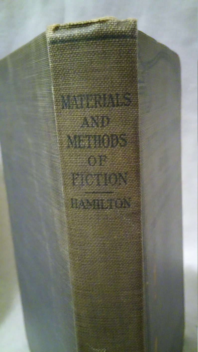 1911 First Edition Materials and Methods of Fiction by Clayton Etsy