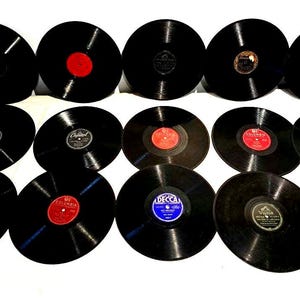 collection of 15 antique 78 rpm records f16