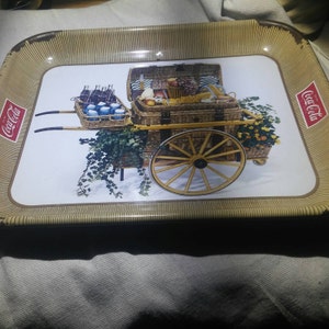 Vintage coca cola serving tray