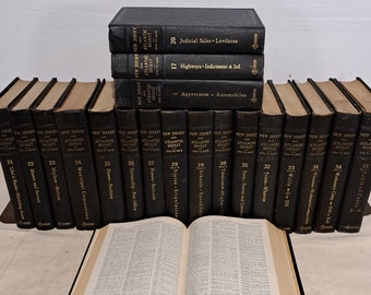 Collection of 20 Atlantic Digest antique law books
