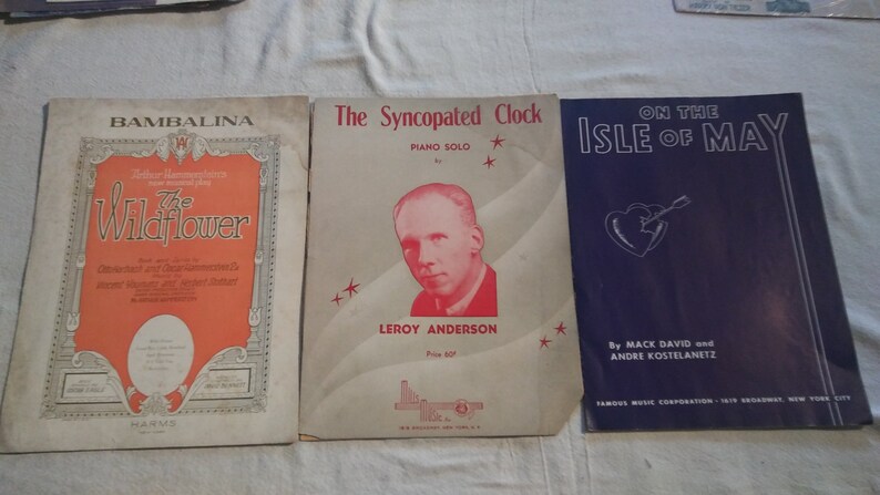 10 antique sheet music booklets 3 image 2