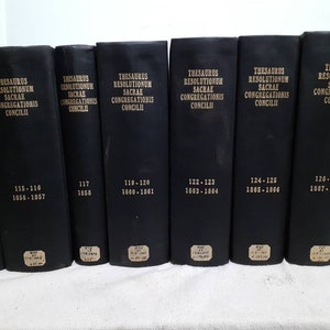 Rare collection of The Acts Of The Roman Congregation published in Vatican City in original latin text