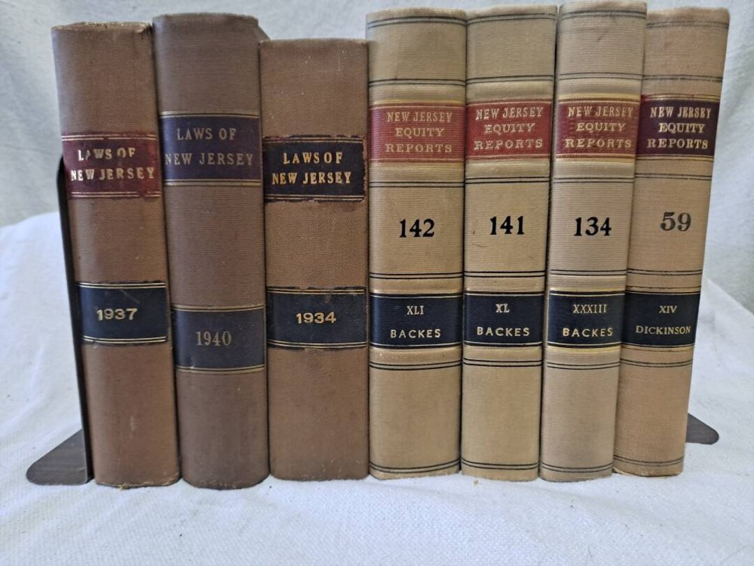 Collection or 7 Antique Law Books M Etsy
