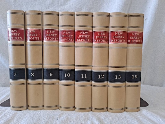 Collection of 8 Vintage New Jersey Law Books M24 - Etsy