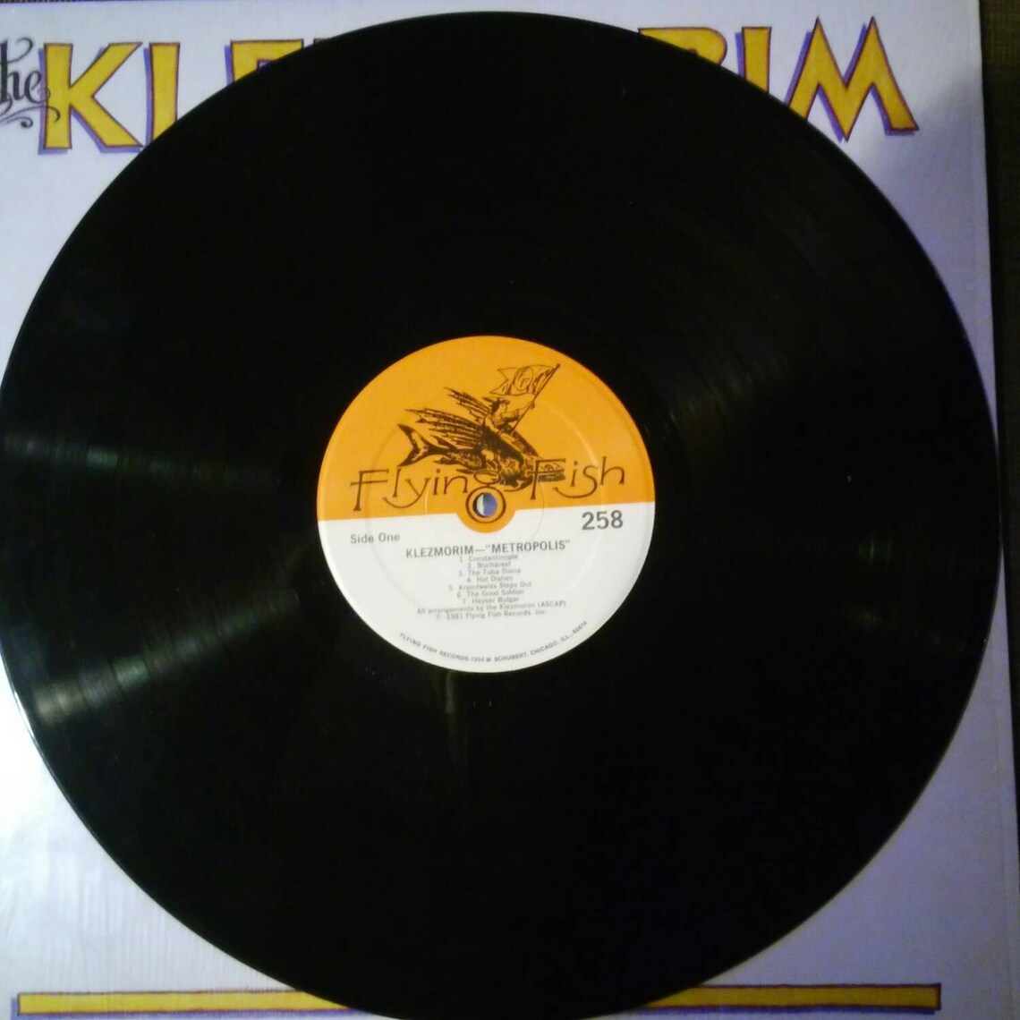 1981 Flying Fish Records Production the Klezmorim Metropolis Etsy