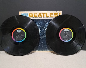 2 1964 T-X-1 2047 Meet the Beetles Vinyl Records - Etsy