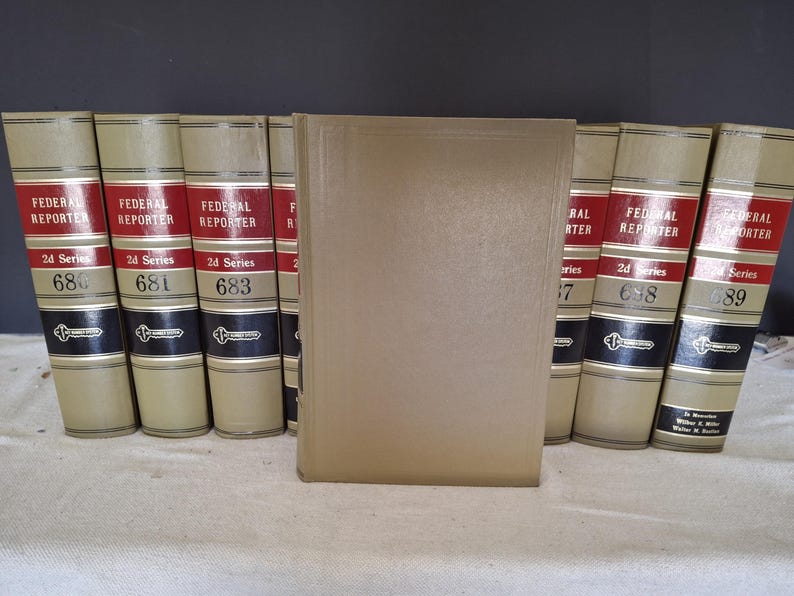 Federal Reporter 2d Series in 10 Volumes 680 to 690 - Etsy