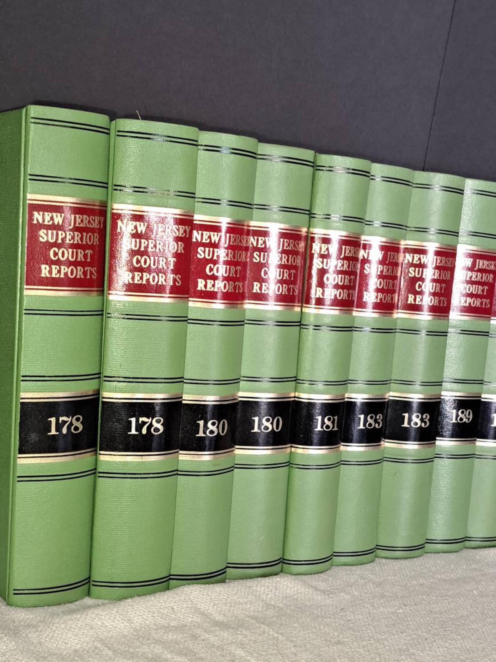 Collection of 10 Antique Law Books S19 - Etsy