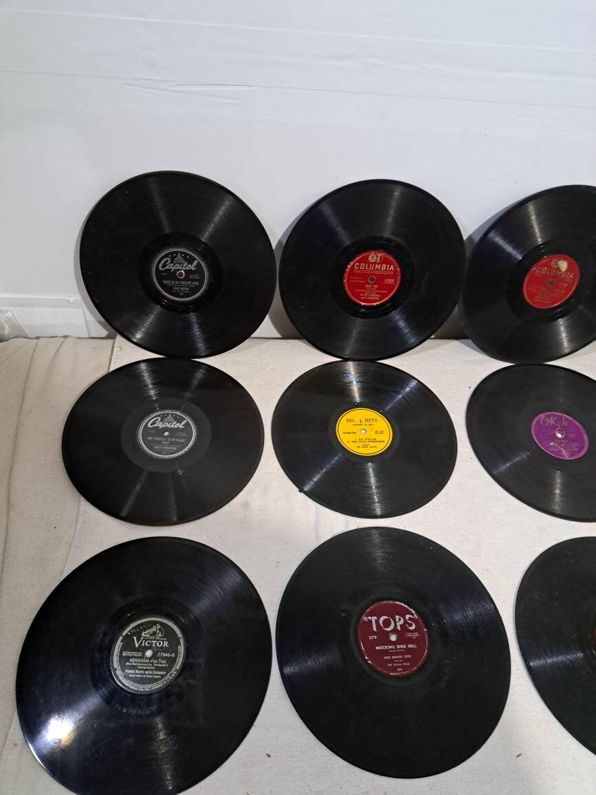 Collection of 15 Antique 78 Rpm Records F5 Etsy