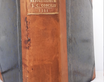 1881 年バチカン出版『ローマ会衆の行為』またはシソーラス決議 Sacrae Congregationis Concilii