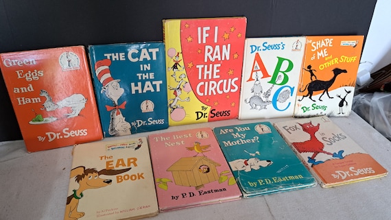 9 First Edition Dr. Seuss Children's Books From 1956 Through