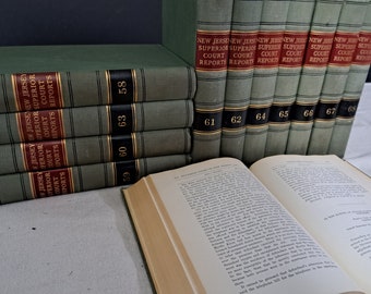 Buy 12 Vintage Law Books in Numerical Order 12N Online in