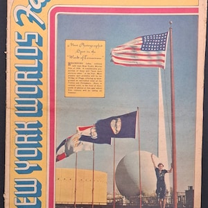 Originele Sunday Mirror New York Worlds Fair uit 1930