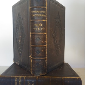 Bände 1 und 4 Ikonographische Enzyklopädien, veröffentlicht 1864
