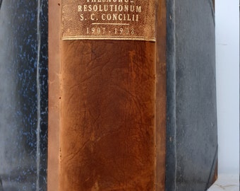 1907 Vatican publication Acts Of The Roman Congregation or Thesaurus Resolutionum Sacrae Congregationis Concilii
